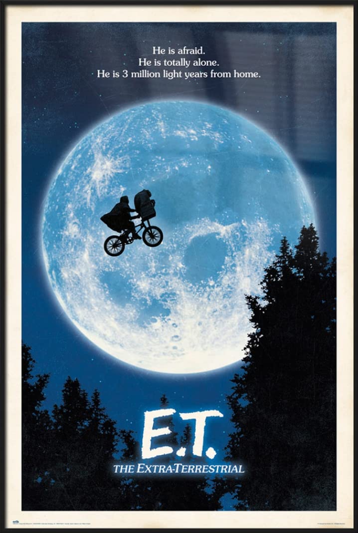 映画ポスター「E.T.」オリジナル 新品同様 Amazon.co.jp: E.T. The Extra-Terrestrial - フレーム入り映画
