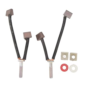 Motor Replacement Brushes, Durable Reduce Friction ATV Motor Carbon Brush Kit Strong Power Output for 2000 To 5000lb Winch