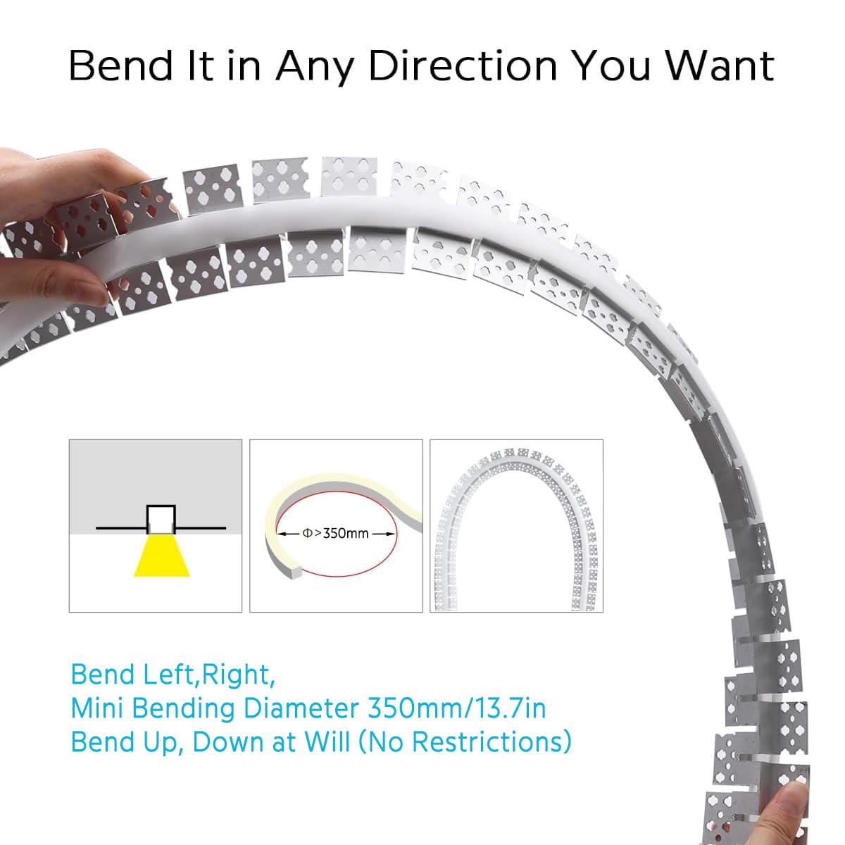 Flexible LED Aluminum Profile - Spotless Lighting -2