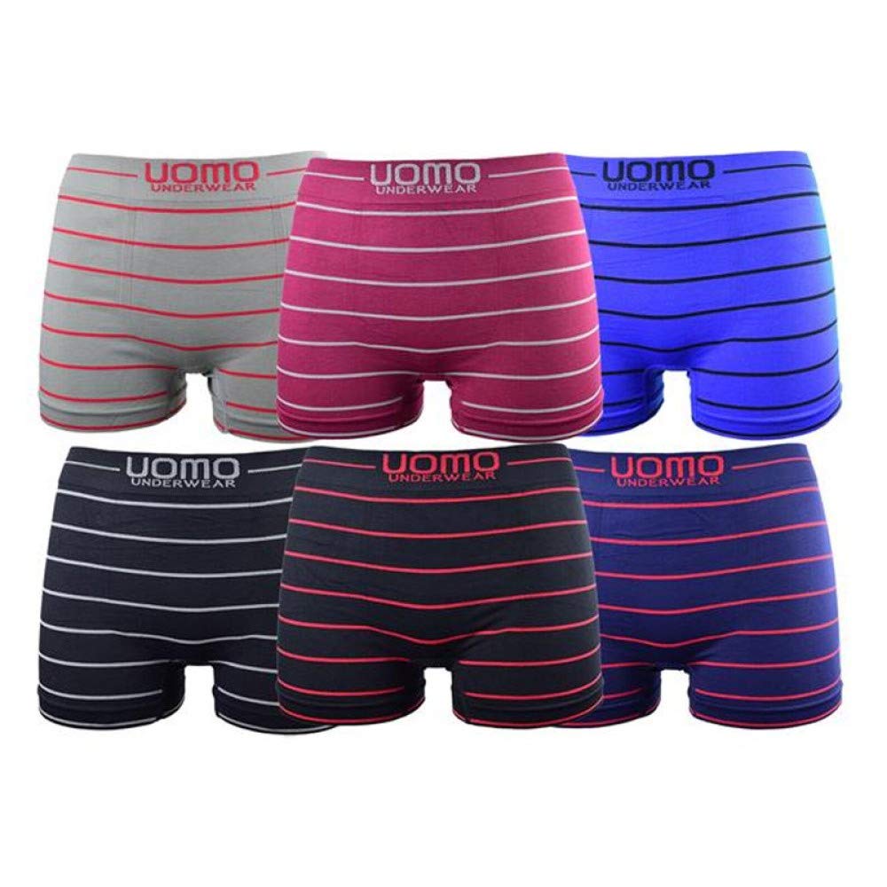 amara-global Seamles XS100 Men's Boxer Shorts with Microfibre Pack of 6