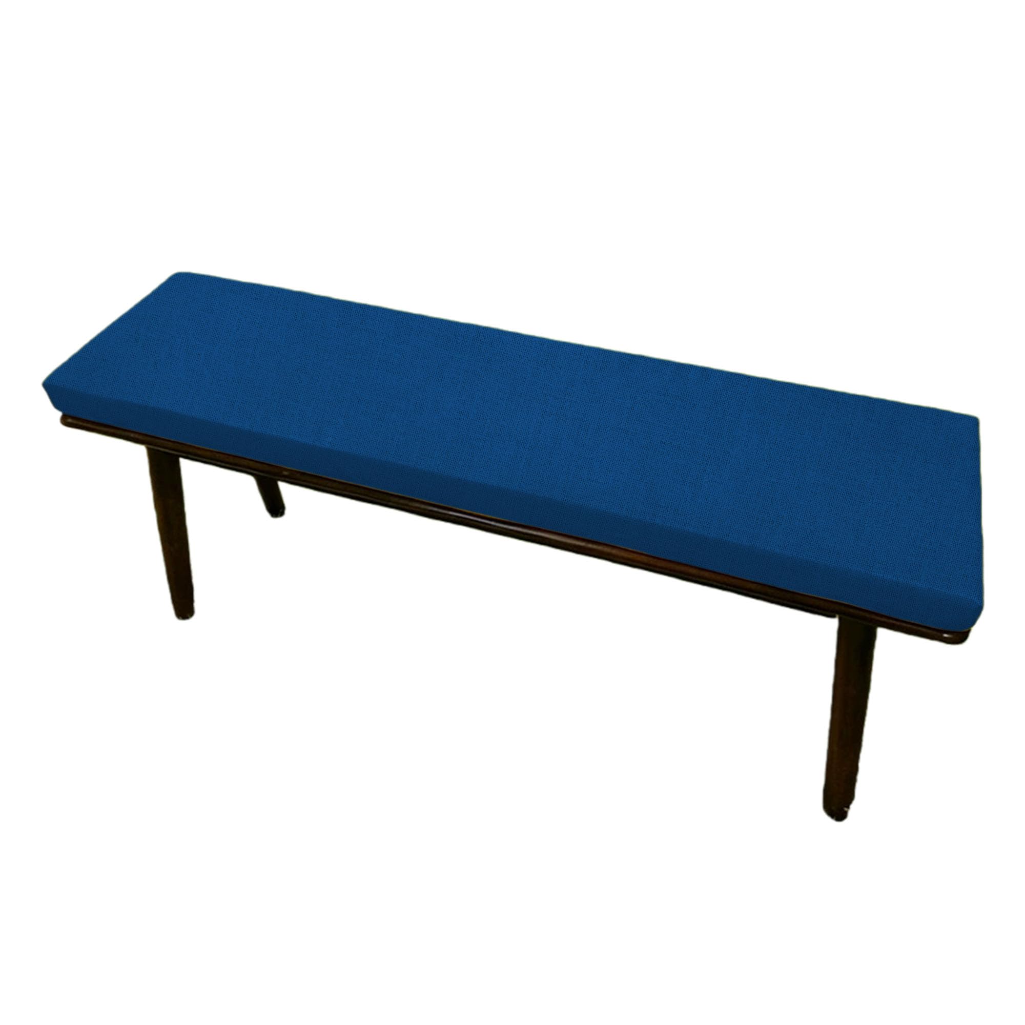 JIAFANG Outdoor Garden Bench Cushion 30 x 140 cm Soft Replacement Thick Rectangle Seat Pad Water Resistant Heavy Duty for Patio Indoor Outdoor Dining, Blue