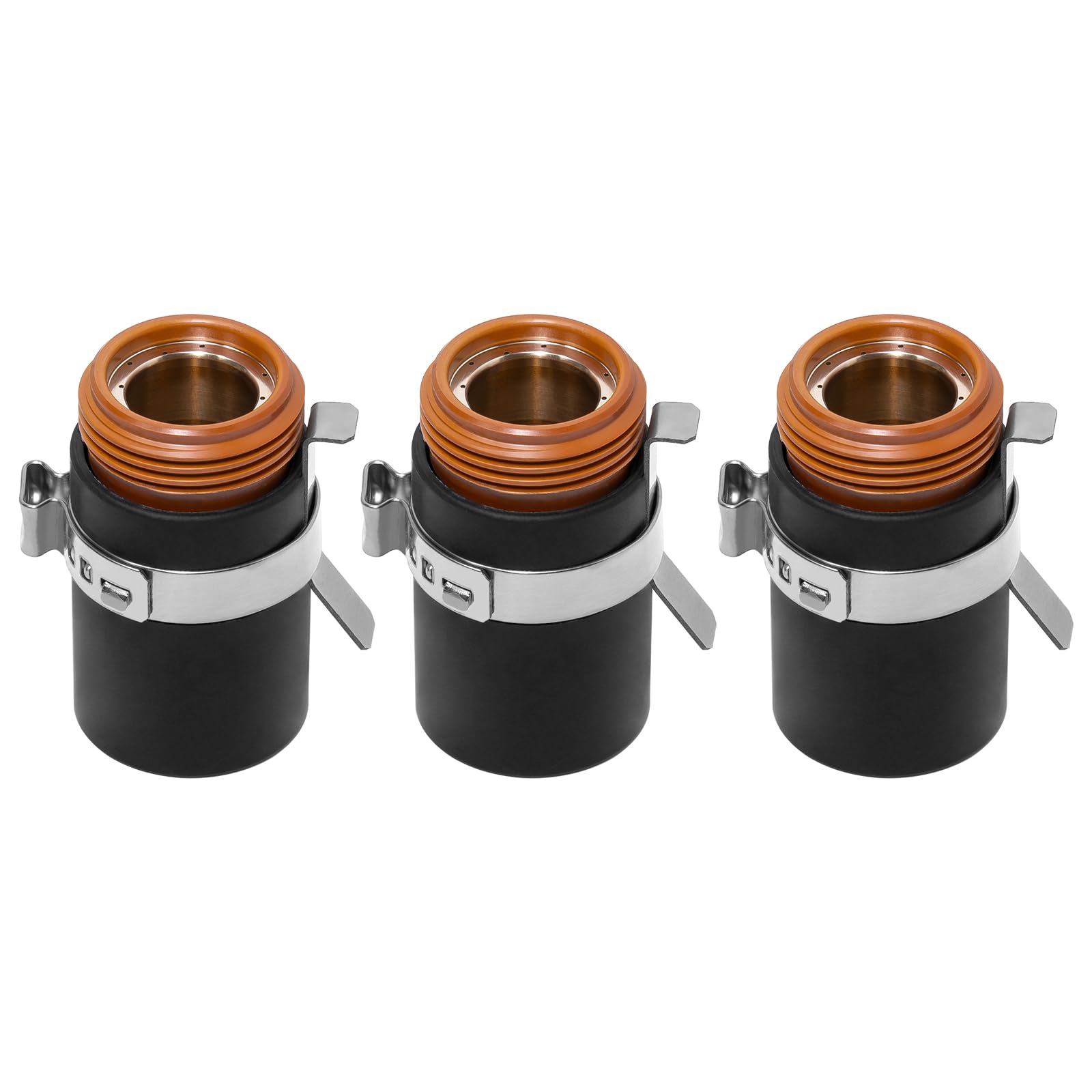 220593 Plasma Cutter Retaining Caps, Plasma Cutting Nozzles for Hypertherm 45/65/85, High-Temperature Resistant Metal Cutting Replacement Nozzles, 3 Packs