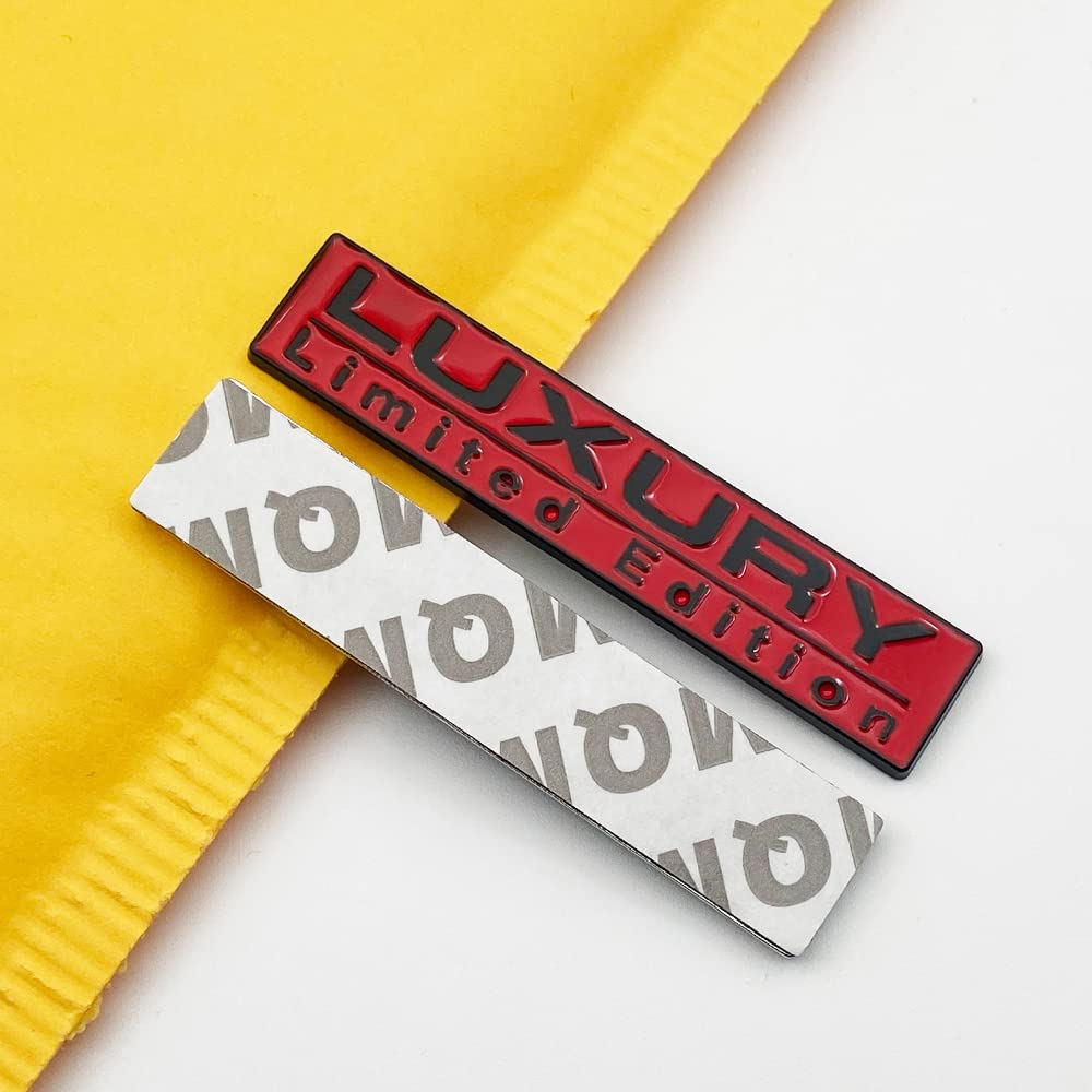 2pcs Gold Metal Limited Edition Logo Car Sticker Badge Emblem Decal Accessories