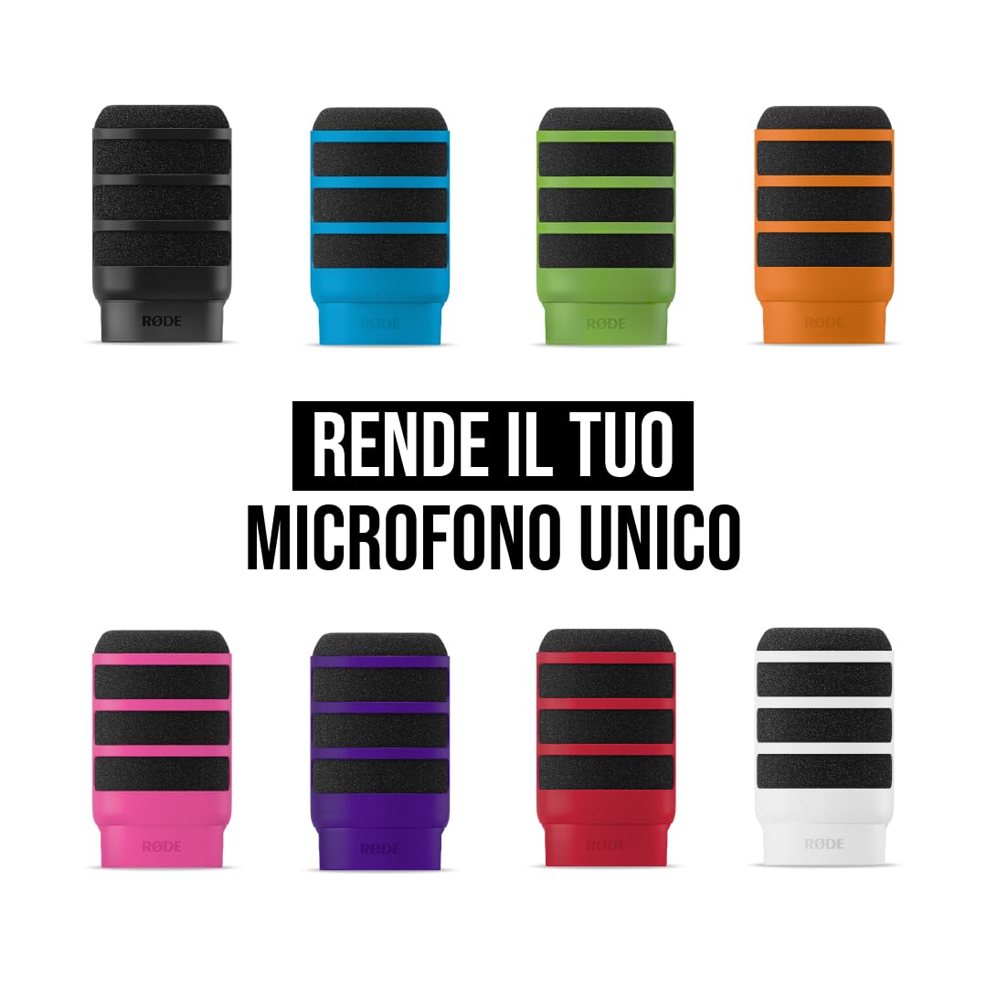 RØDE WS14 Premium Pop Filter per PodMic e PodMic USB (Nero)