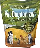 SweetPDZ Healthy World Pet Deodorizer 3.5 lbs - 100% Natural Mineral Odor Eliminator for Cats, Dogs, Birds & More