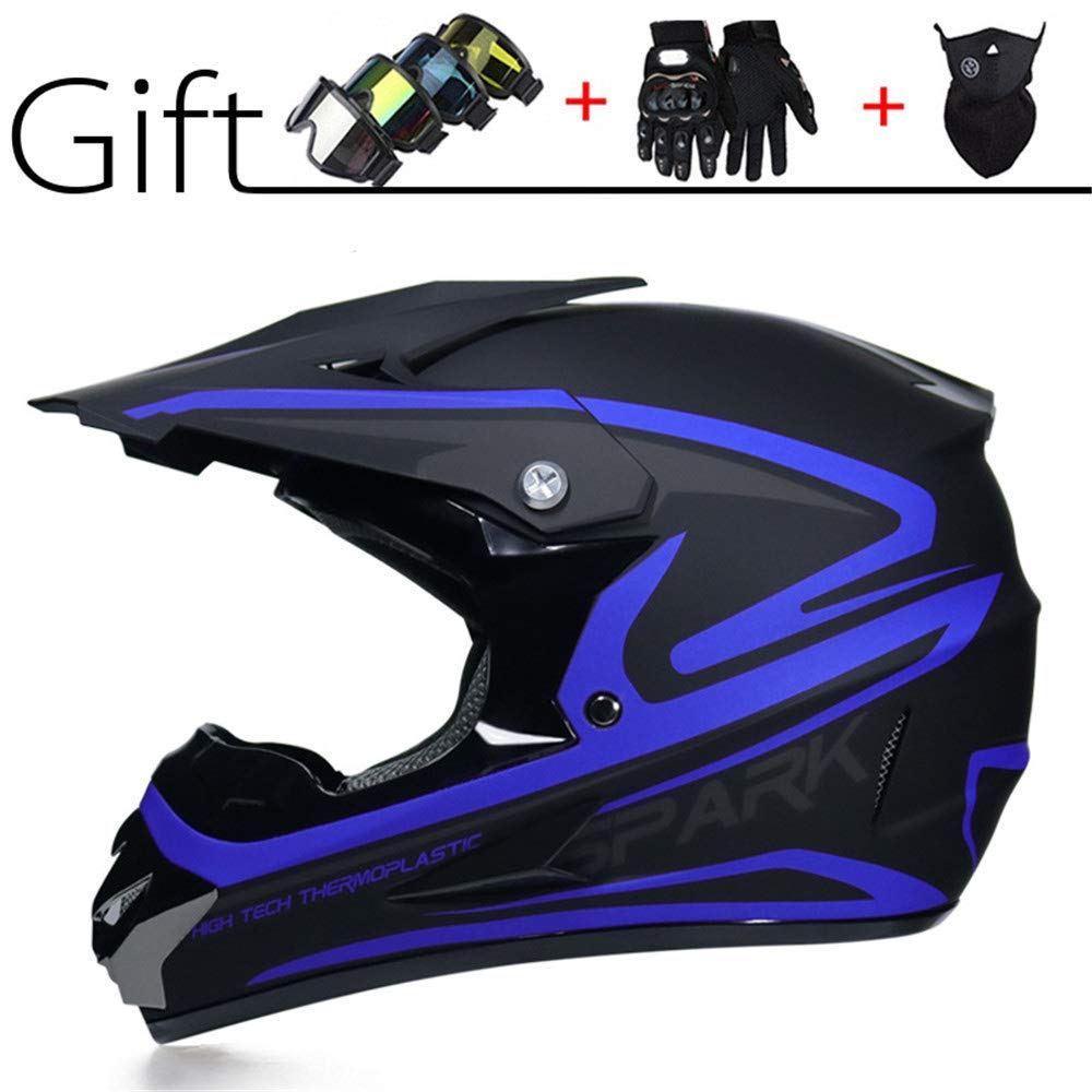 Buy Men and women motocross helmet, Full Face Helmet Hard Hat Helmet, DOT Certification, Kids