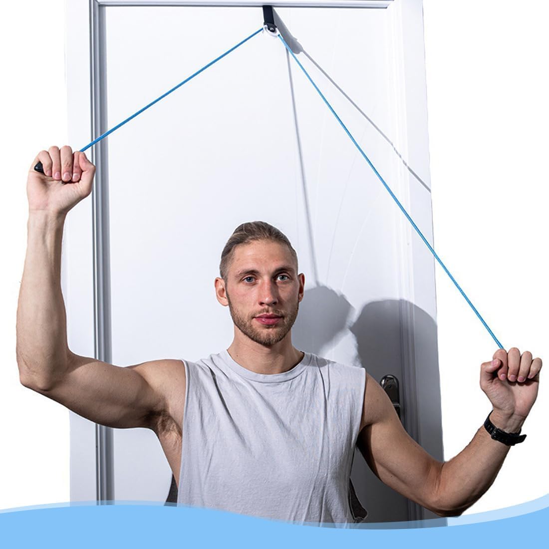 Attrezzi Palestra Casa, Attrezzi per Esercizi Spalla, Carrucola Palestra, lat machine palestra casa, per Esercizio e il Recupero Dopo un Infortunio o Chirurgico