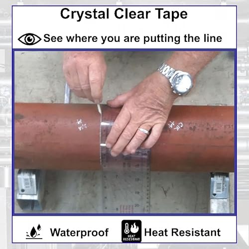 Miniatura 3 de Medida de diámetro de 15 pulgadas y marca la envoltura de tubería C-Pi-D - Una herramienta de medición de tubos, herramienta de marcado de tuberías