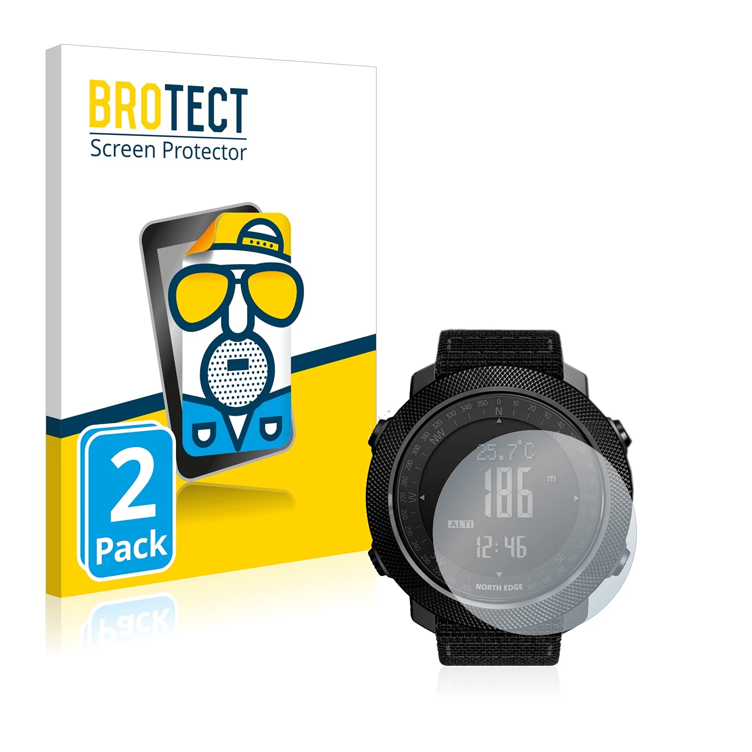 brotectbrotect Screen Protector Anti-Glare compatible with Explopur North Edge Apache (2 Pack) Screen Protector Matte, Anti-Fingerprint Protection Film