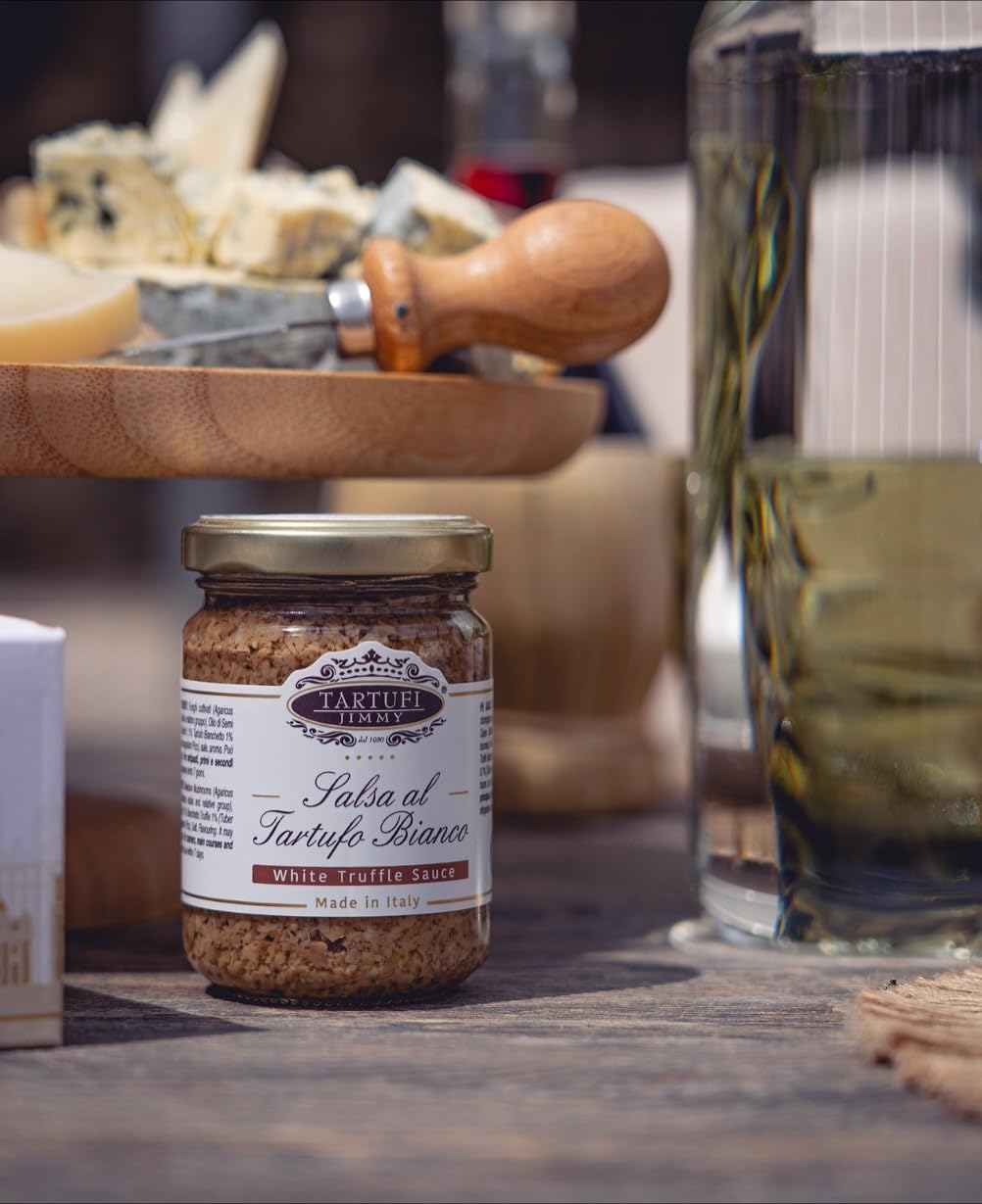 Coffret Gourmet à la Truffe | Sauce à la Truffe Blanche 90g + Poudre de Truffe Noire 45g + Sauce à la Truffe Noire 90g | Condiments Italiens pour Pâtes, Risottos et Antipasti – Made in Italy