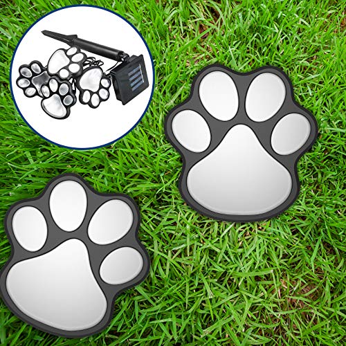 OhhGo - Lampada solare per prato con 4 zampe, per