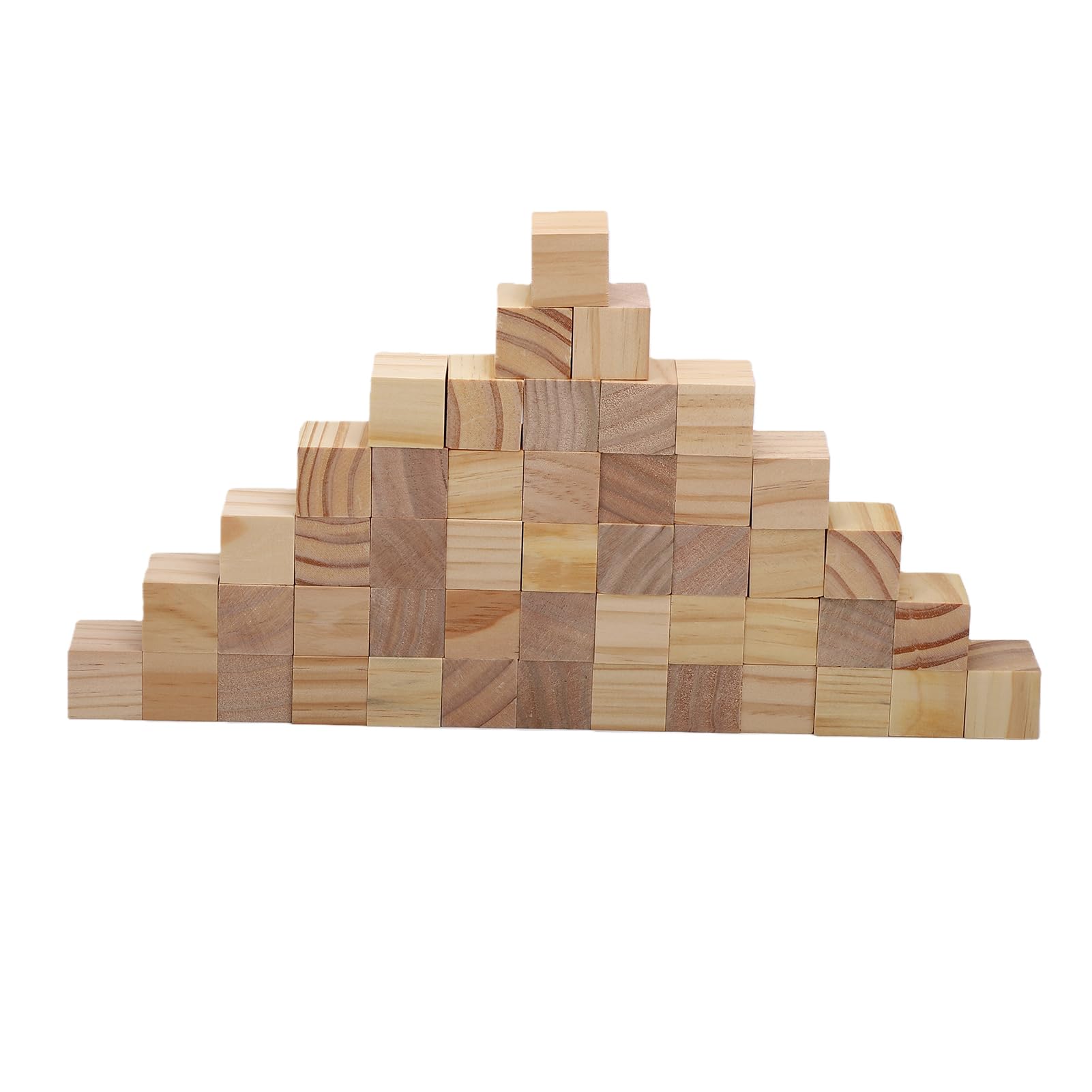 Cosiki Set da Gioco per Blocchi per Baby Shower, 48 Kit di Pittura per Blocchi di Legno Vuoti, Kit di attività per Feste con 12 Pennarelli, 1 Cartello e 42 Modelli, Ideale per attività per Feste per