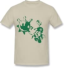 KEMING Men's Super Mario With Smile Star T-shirt - coolthings.us