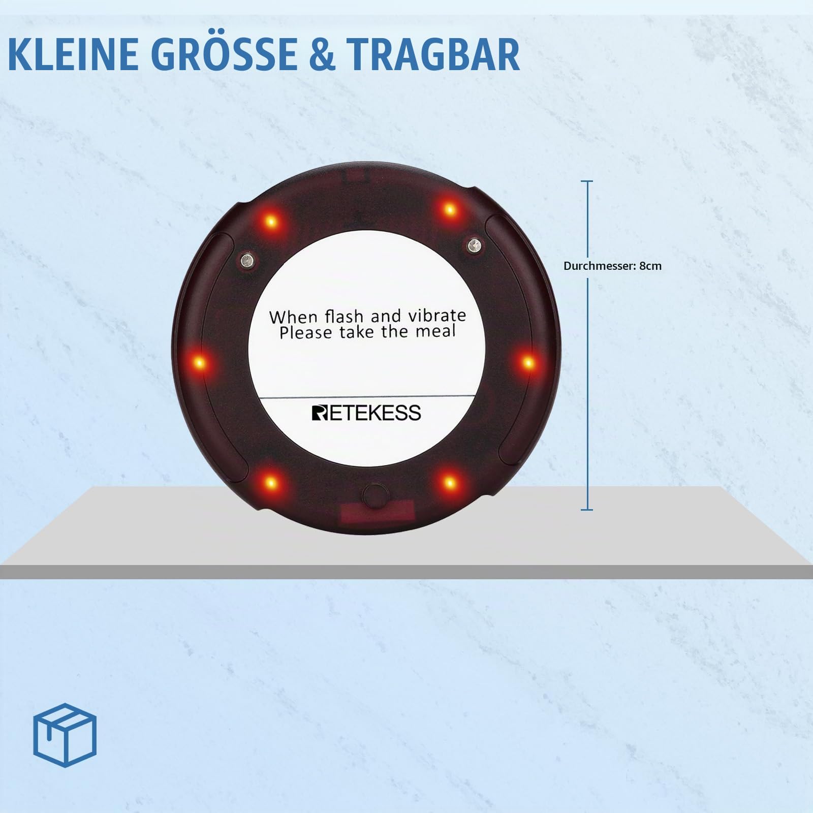 Retekess TD163 Gastronomie Piepser, 5 Pagers