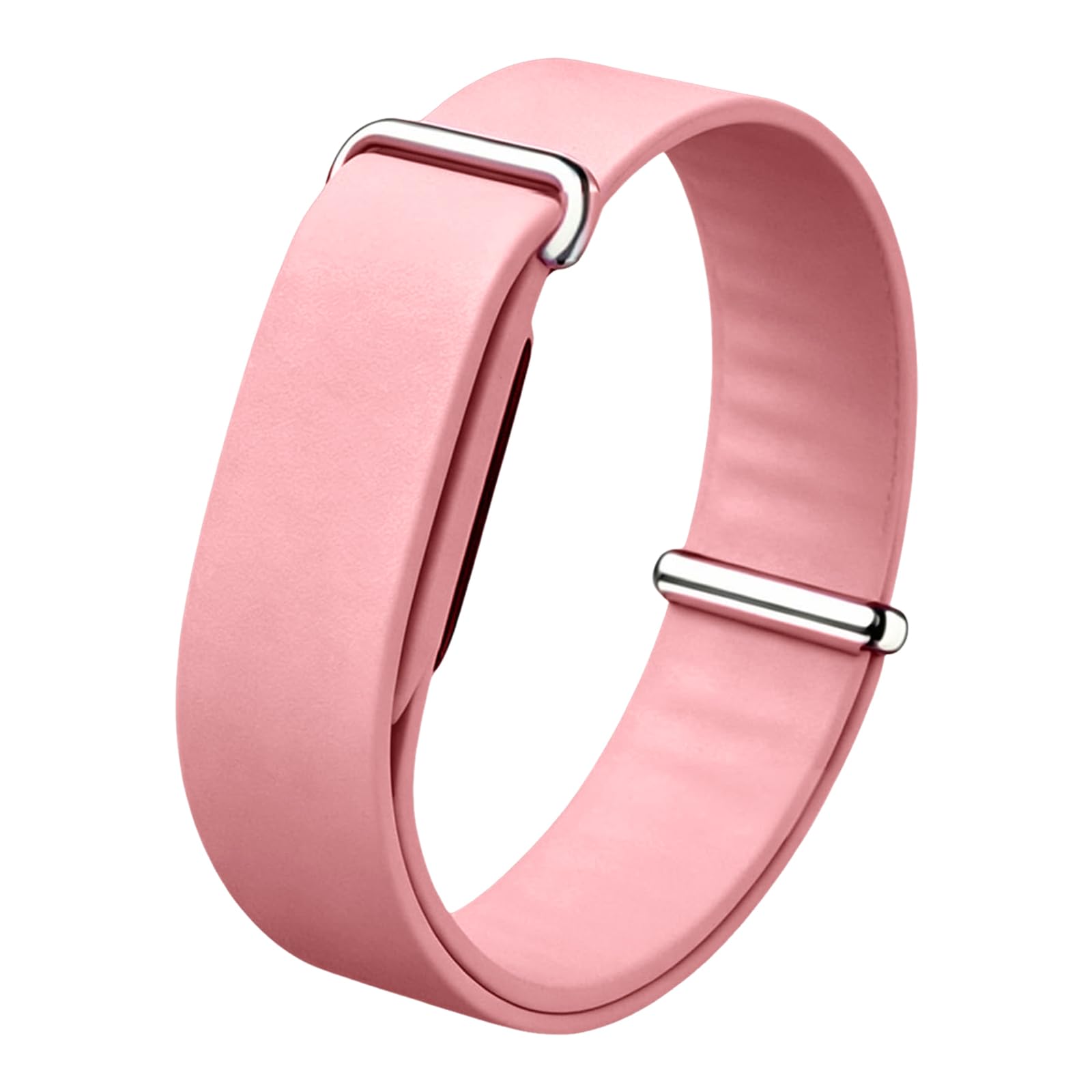 Silicone Sport Band For Google Fitbits Air Waterproof & Sweatproof Portable Fitness Tracker Band Multi-Purpose Adjustable Buckle Replacement Straps for Fitness Hiking Running (H)