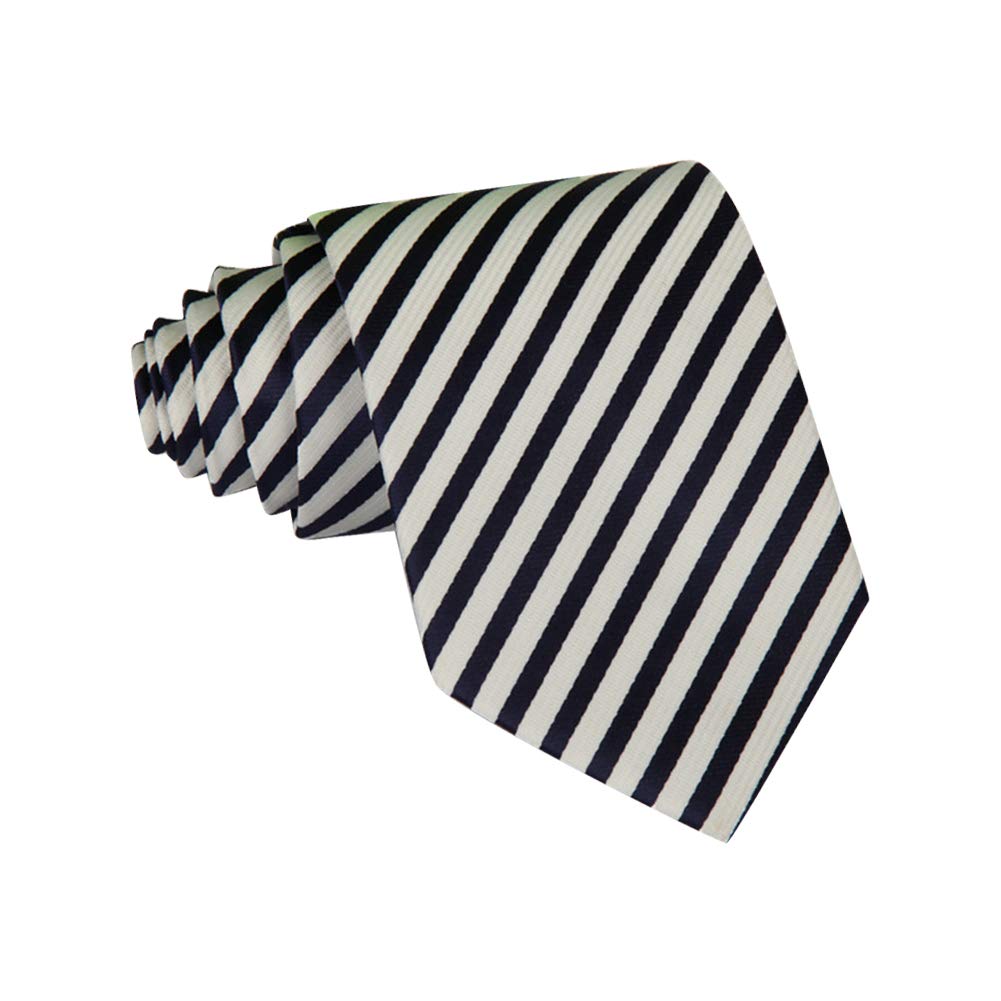 Yudesun Mens Woven Stripe Pattern Necktie Casual Wedding Formal Business Ties