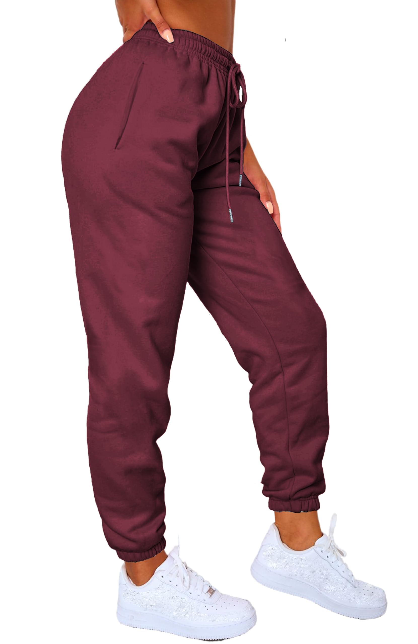 Waitfairy Sweatpants Women - Joggers for Women High Waist Baggy Sweat Pants for Womens Joggers with Pockets