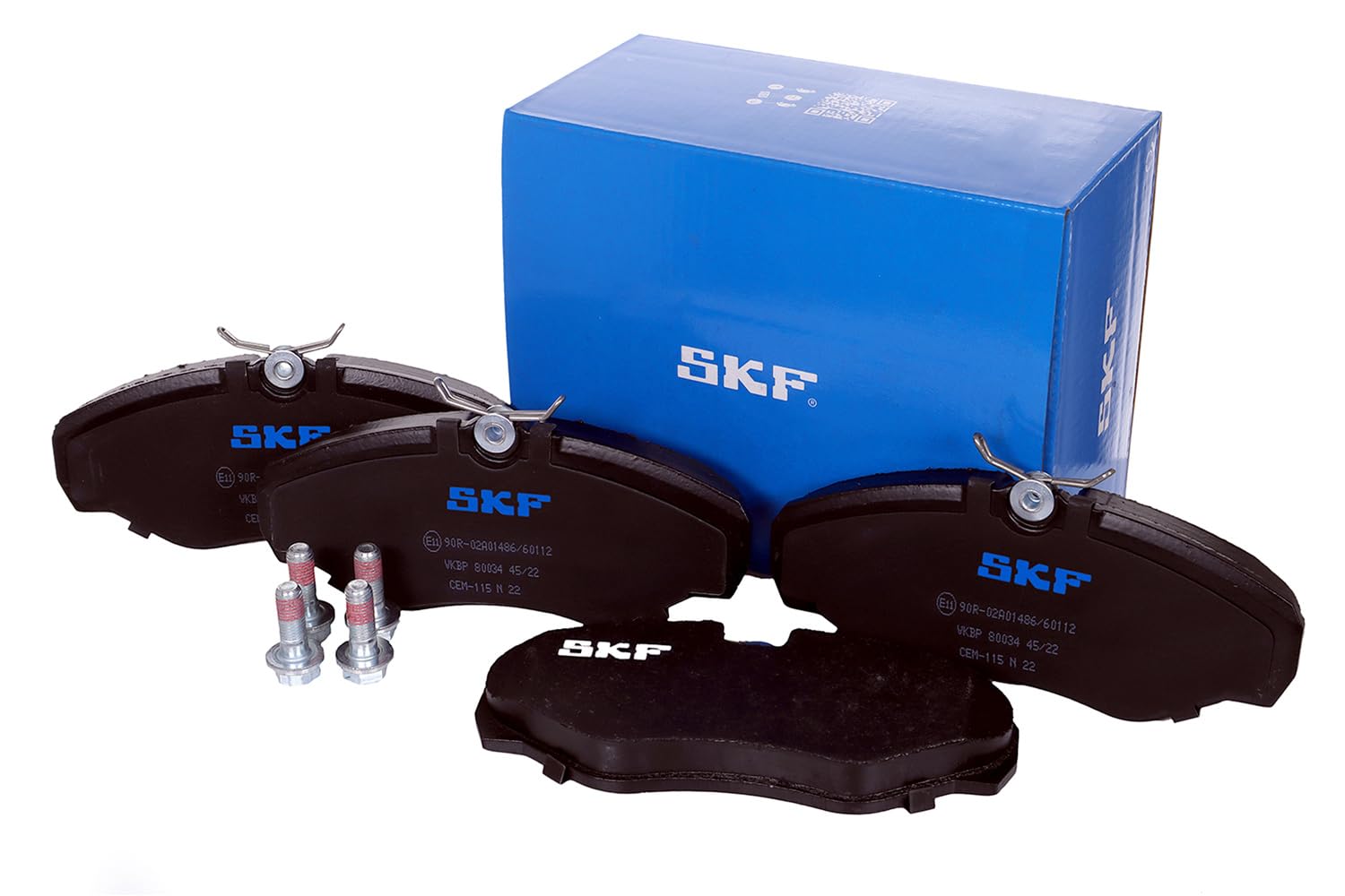 Skf Vkbp 80034 Kit Pastiglie Freno, Freno A Disco-image