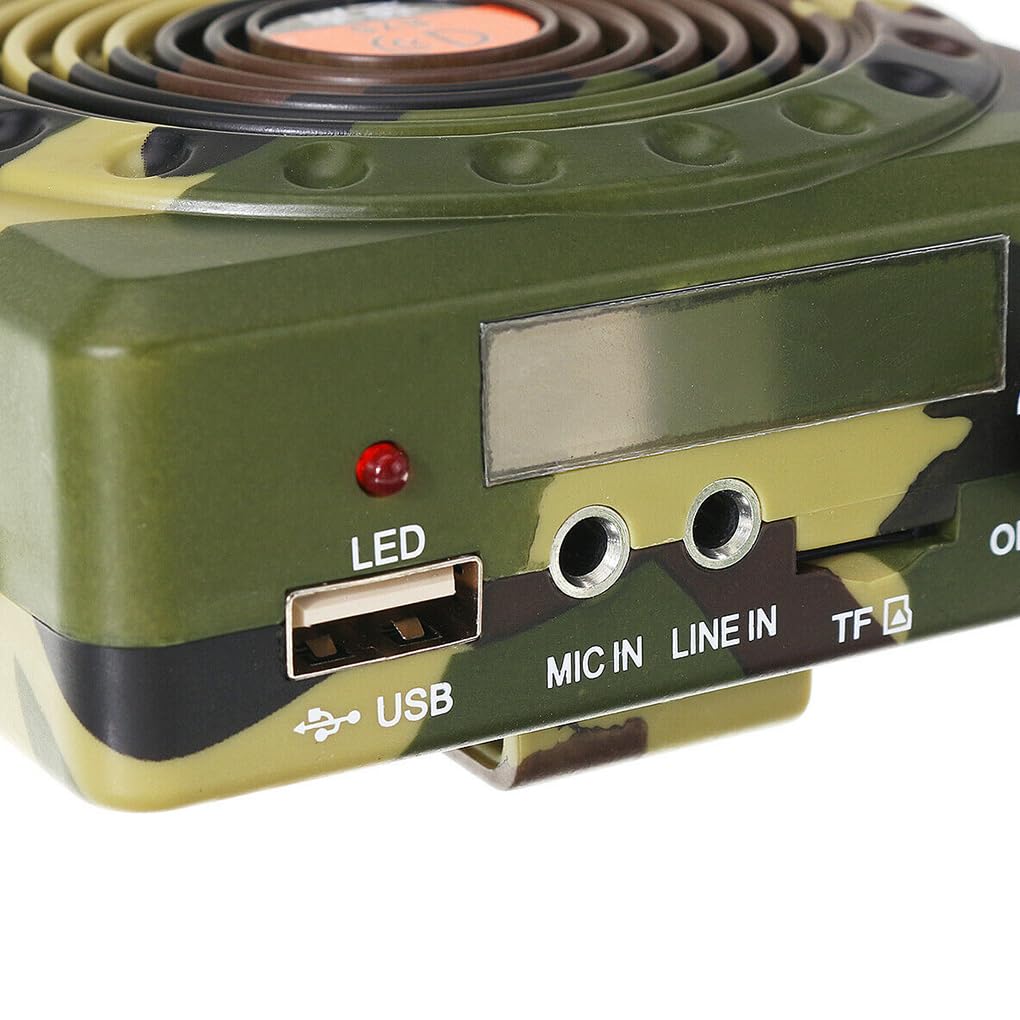 Amplificador de Control Remoto Recargable para Caza al Aire Libre, Altavoz Llamada Señuelo Pequeño Universal