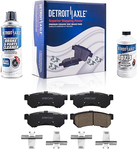 Miniatura 28 de Detroit Axle - Zapatas de freno traseras para Ford F-150 F-250 Expedition Lincoln Navigator Town Car Mark LT, reemplazo de zapatas de freno