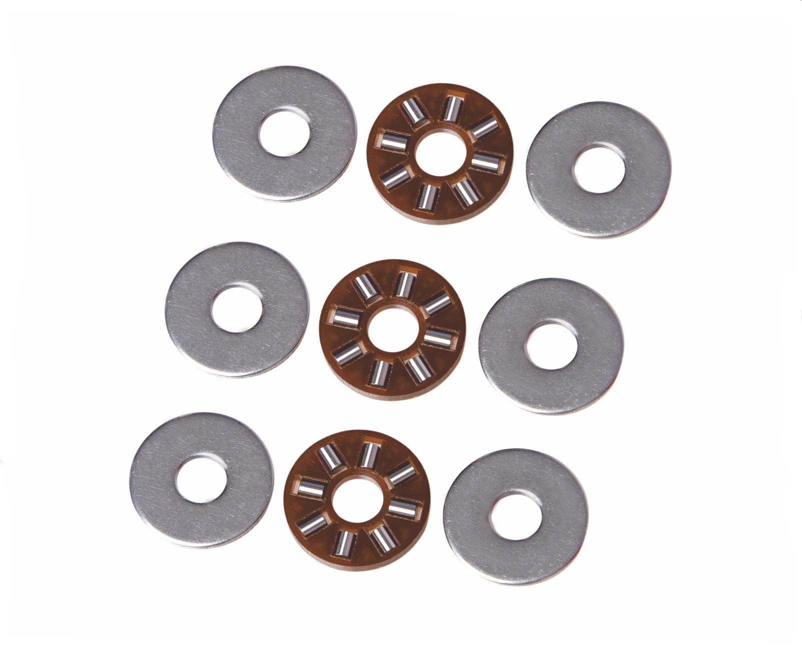 AXK0414Thrust Needle Roller Bearings with Washers 4mm Bore 14mm OD 2mm Width 3 Sets