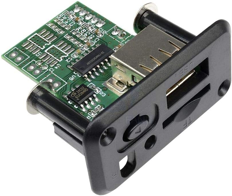 Amazon.com: 5V 7-12V Mini MP3 Player Module with USB TF MP3 WAV ...