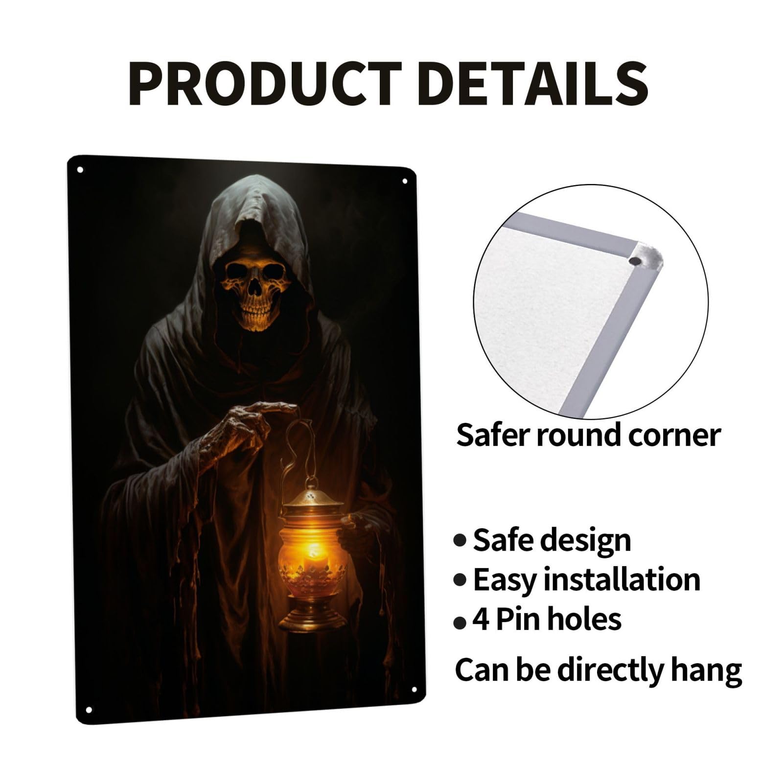 クリアファイル Vintage Gemmy Industries Grim Reaper Vintage Gemmy