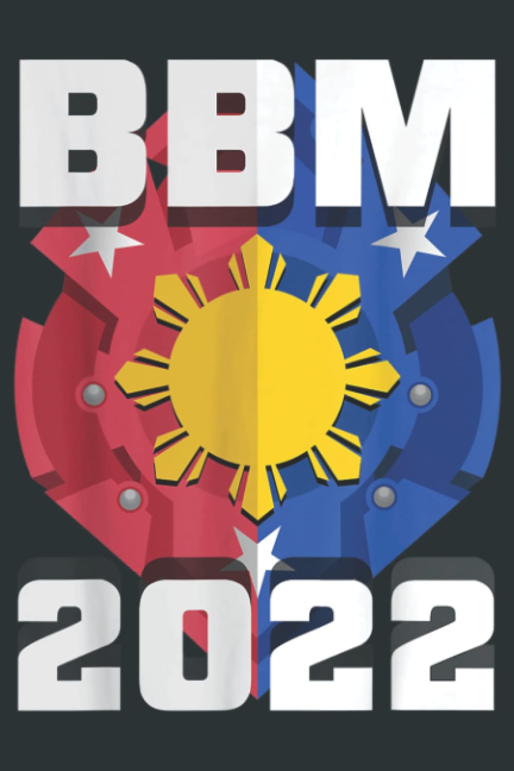 Amazon.fr BBM 2022 Philippine Shield Flag Filipino Pinoy Support Notebook Journal lined 6X9