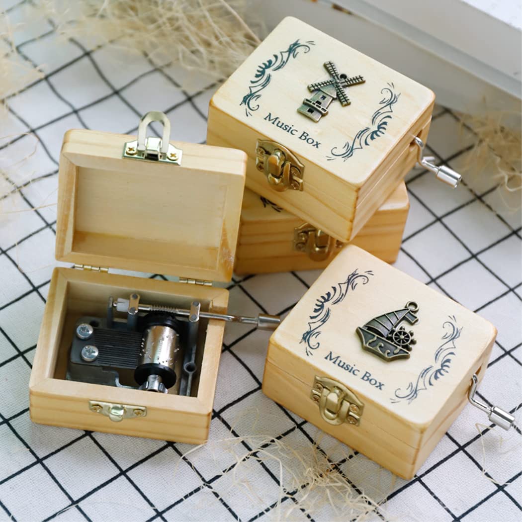 Amazon.com: ZoTuoART Wooden Music Box-Play Castle in The Sky or