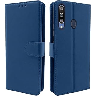 Pikkme Galaxy M30 Flip Case - Leather Finish & Card Pockets