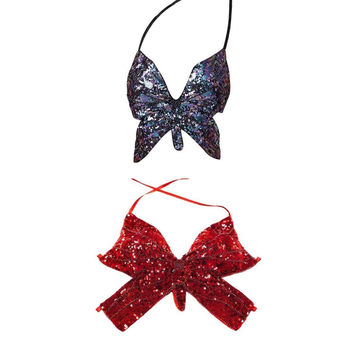Enakshi® 2pcs Womens Belly Dance Bra Sequin Tops Latin Party Club Wear Black Red|Clothing, Shoes & Accessories | Dancewear | Adult Dancewear | Belly Dancing-image-38