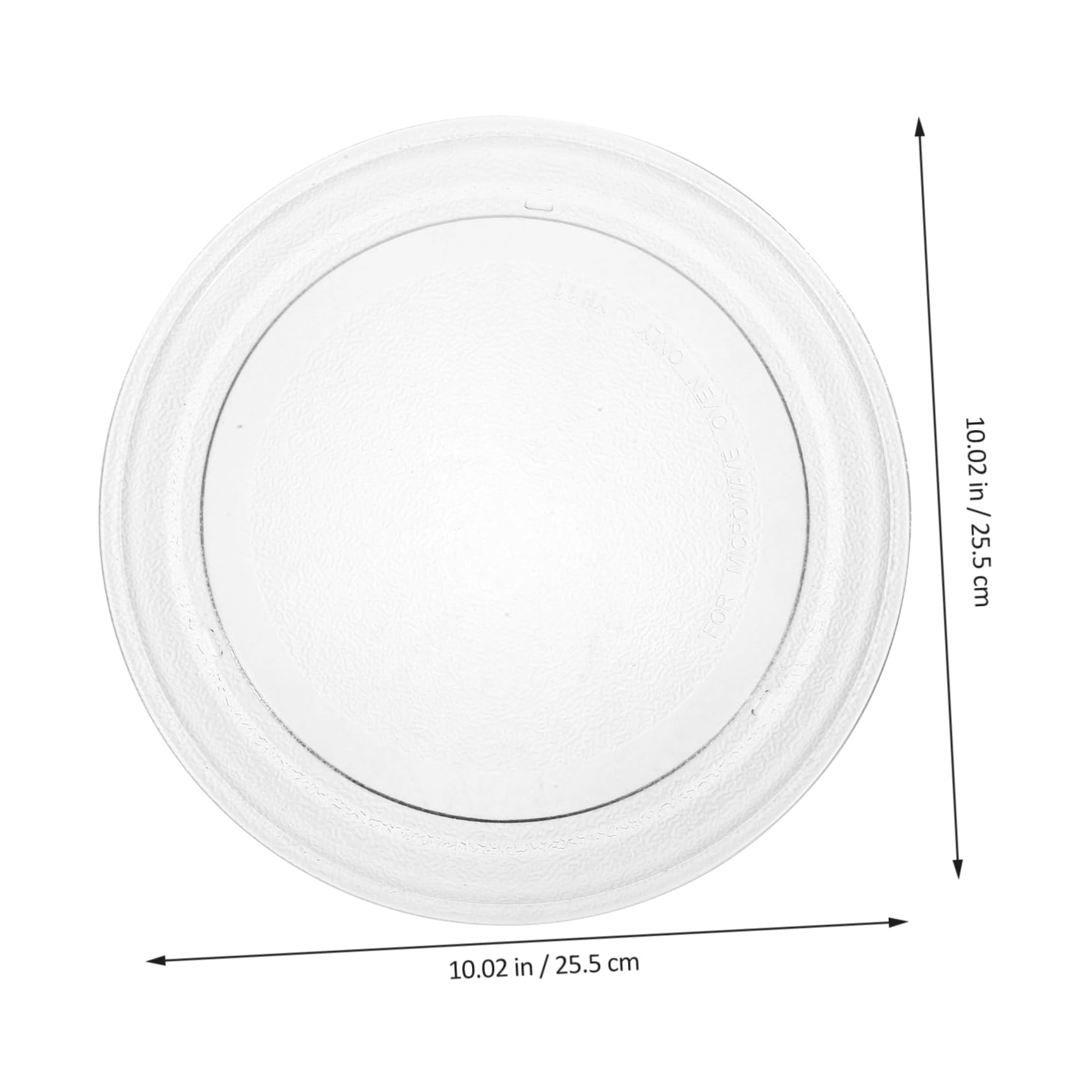10 Pulgadas Plato Giratorio de Vidrio para Microondas