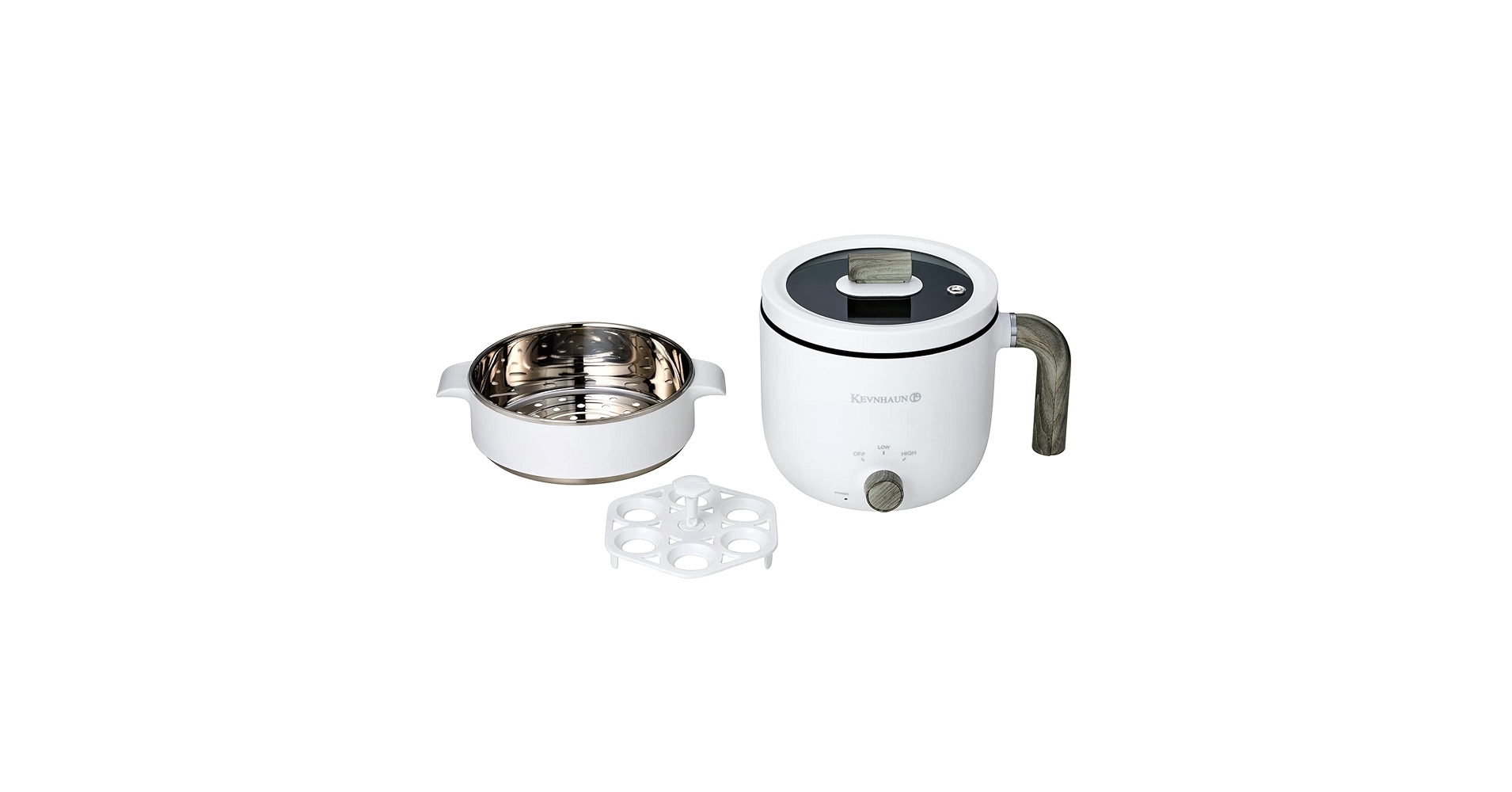 ◎KEVNHAUN ケヴンハウン 電気丸ポット レシピブック付 Amazon | KEVNHAUN ケヴンハウン 一人用鍋からゆで卵まで調理