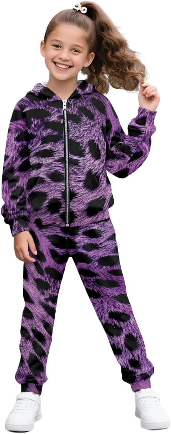 HUIACONG Girls Sweatsuits for Kids Boys Sweat Set for Children Tracksuits