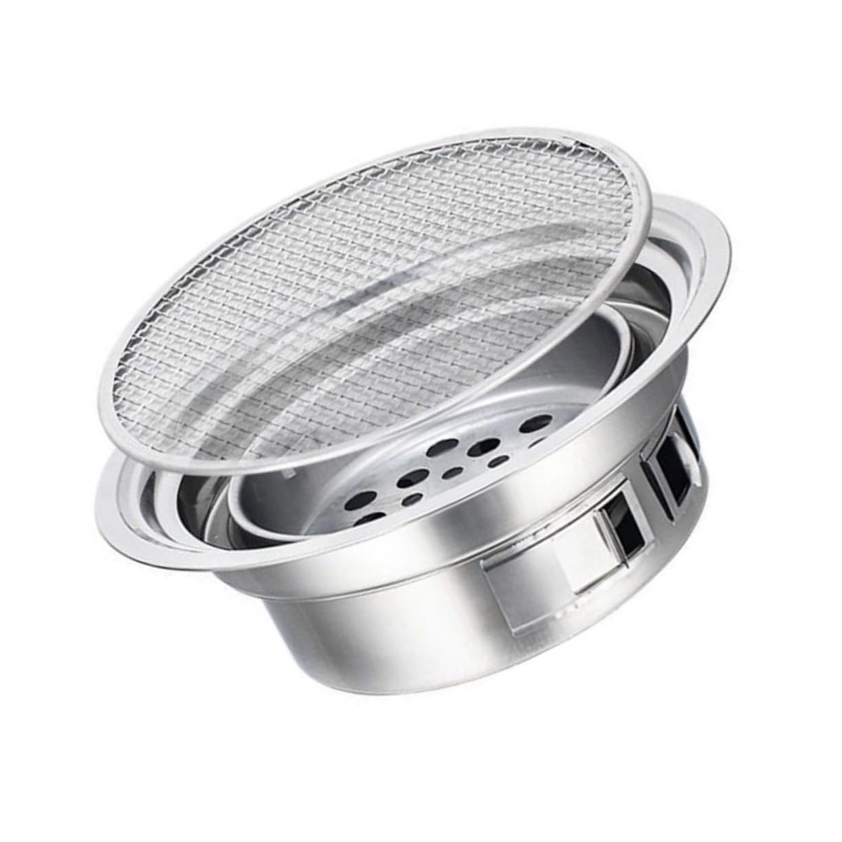 Gatuida 1 set Portatile Barbecue per Picnic e All Design Compatto e Leggero Facile da Trasportare e Riporre
