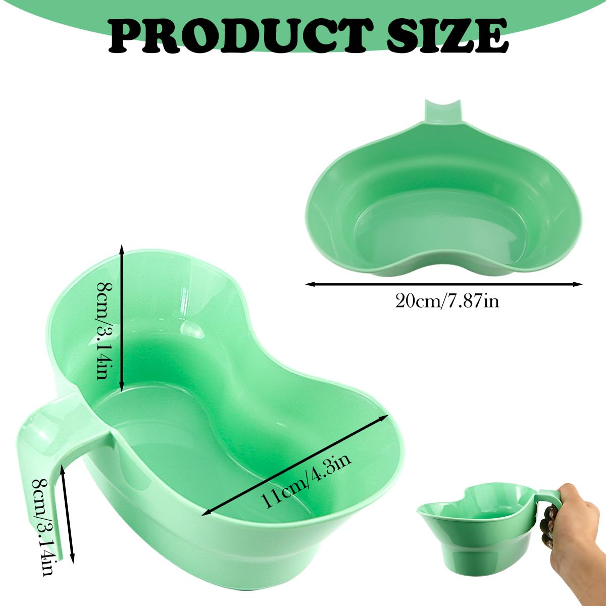 Bedside Mouthwash Cup, Patient Mouthwash Cup, Dental Emesis Plastic Trays for Elderly