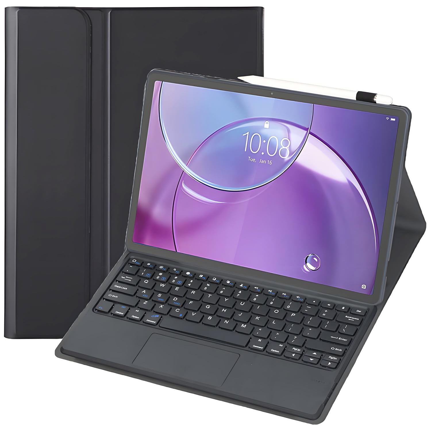 Copertura per tastiera wireless Bluetooth (13") Lenovo Idea Tab Pro Gen 2 (TB390FU) | Lenovo Xiaoxin Pad Pro GT 13" (TB378FC), custodia per tastiera e mouse trackpad