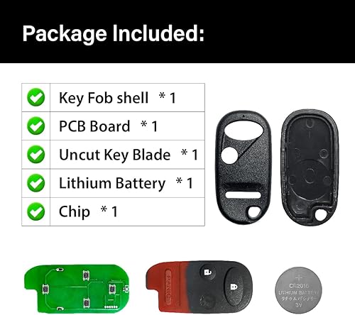 Miniatura 5 de Control remoto de entrada sin llave OUCG8D344HA 313.8MHz 3 botones de repuesto para Honda Civic Element CR-V 2002-2011