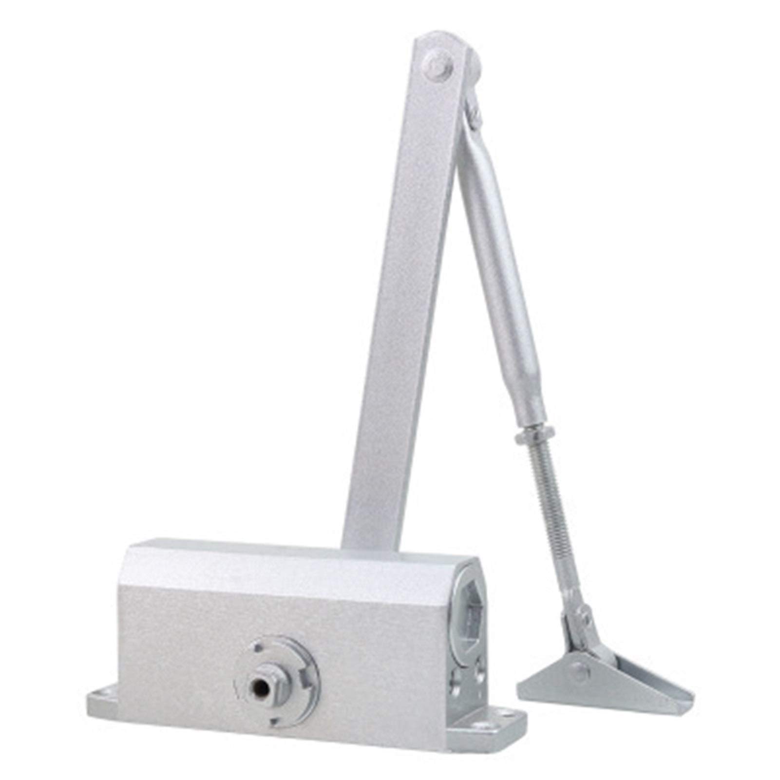 Nvsfzgiyg One Color Door Automatic Closer Home Sliding Hydraulic Buffer Device，Door Closer,Door Closures Closers Security System Adjustable Closing/Latching Speed Aluminium For Left And Ri