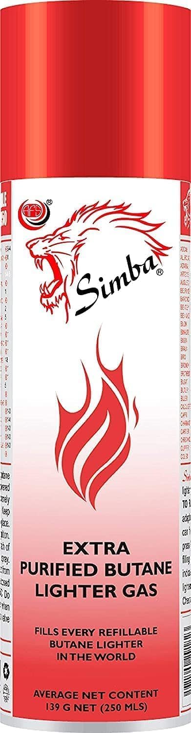 SIMBA Extra Purified Butane Lighter Gas-250ml