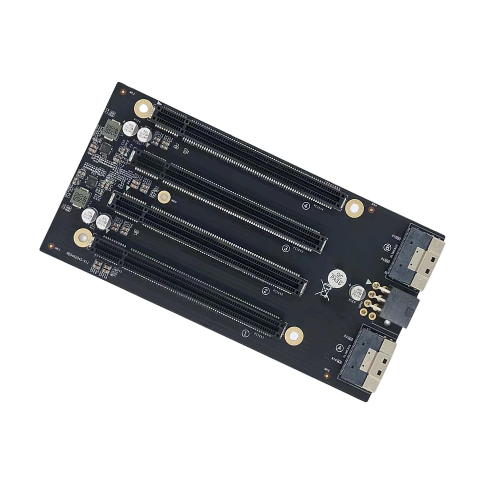 Scheda Estensione PCIe4.0 avanzata con 4 Slot PCIe X4X4X4X4 e Robusta Base Tg170 per Un Funzionamento Stabile