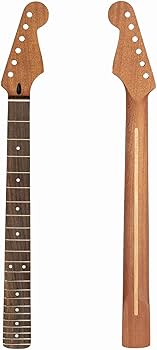 ギター　ネック材　指板材　メイプル　マホガニー　ローズウッド Amazon.co.jp: ギターネック 22 フレット マホガニーネック For LP