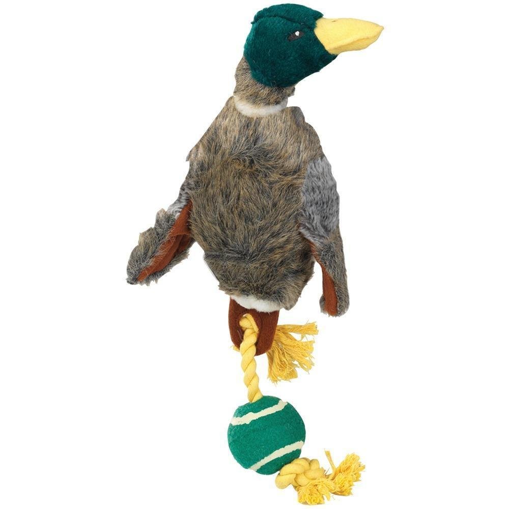 House of Paws Plush Duck Large with Tennis Ball