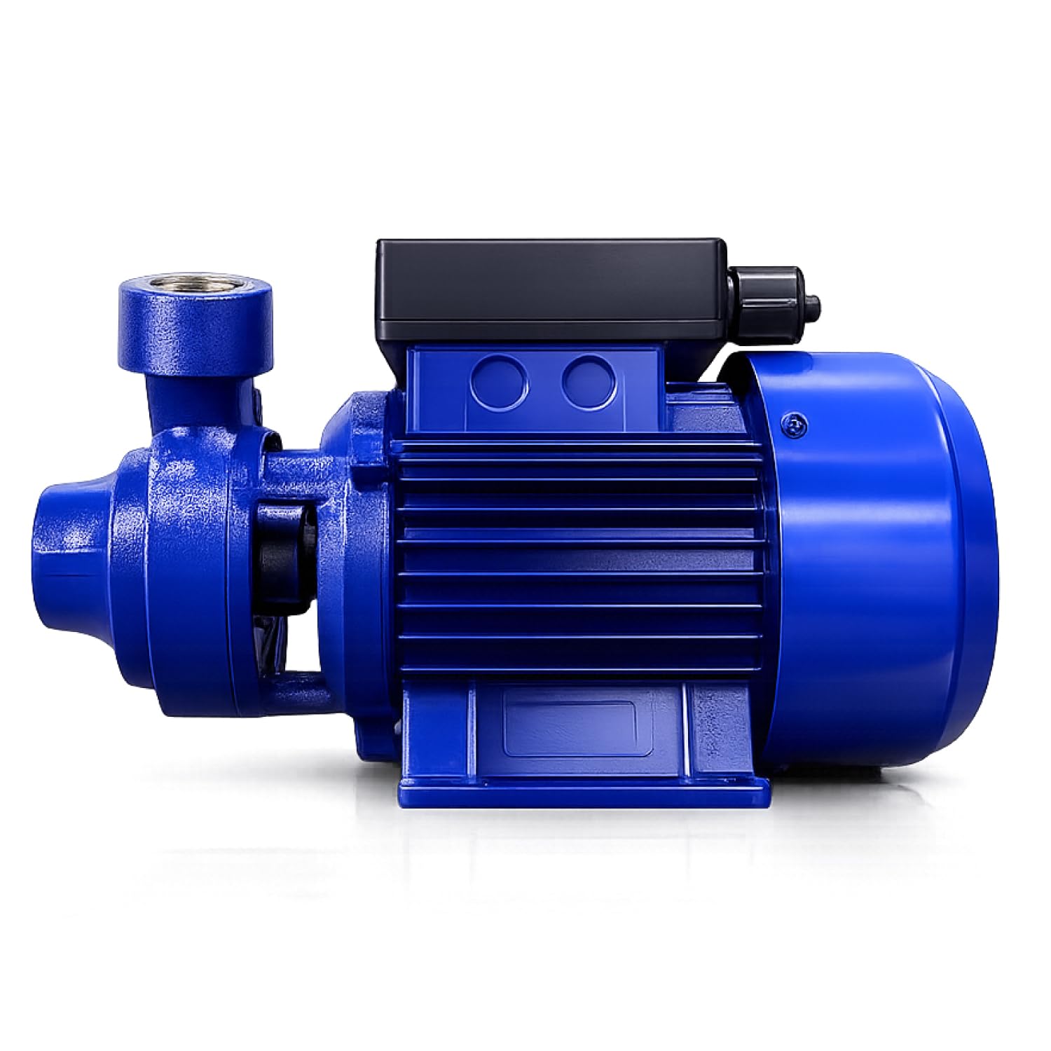 Bomba de Agua para Vivienda Riego y Jardin deAlta Presion y Capacidad 2000 l/h Electrobomba Periferica 0.5 Cv 230 V Cisterna Tanques Sistema Presion Superficie Hierro Fundido Compacta Solida - Fluvia