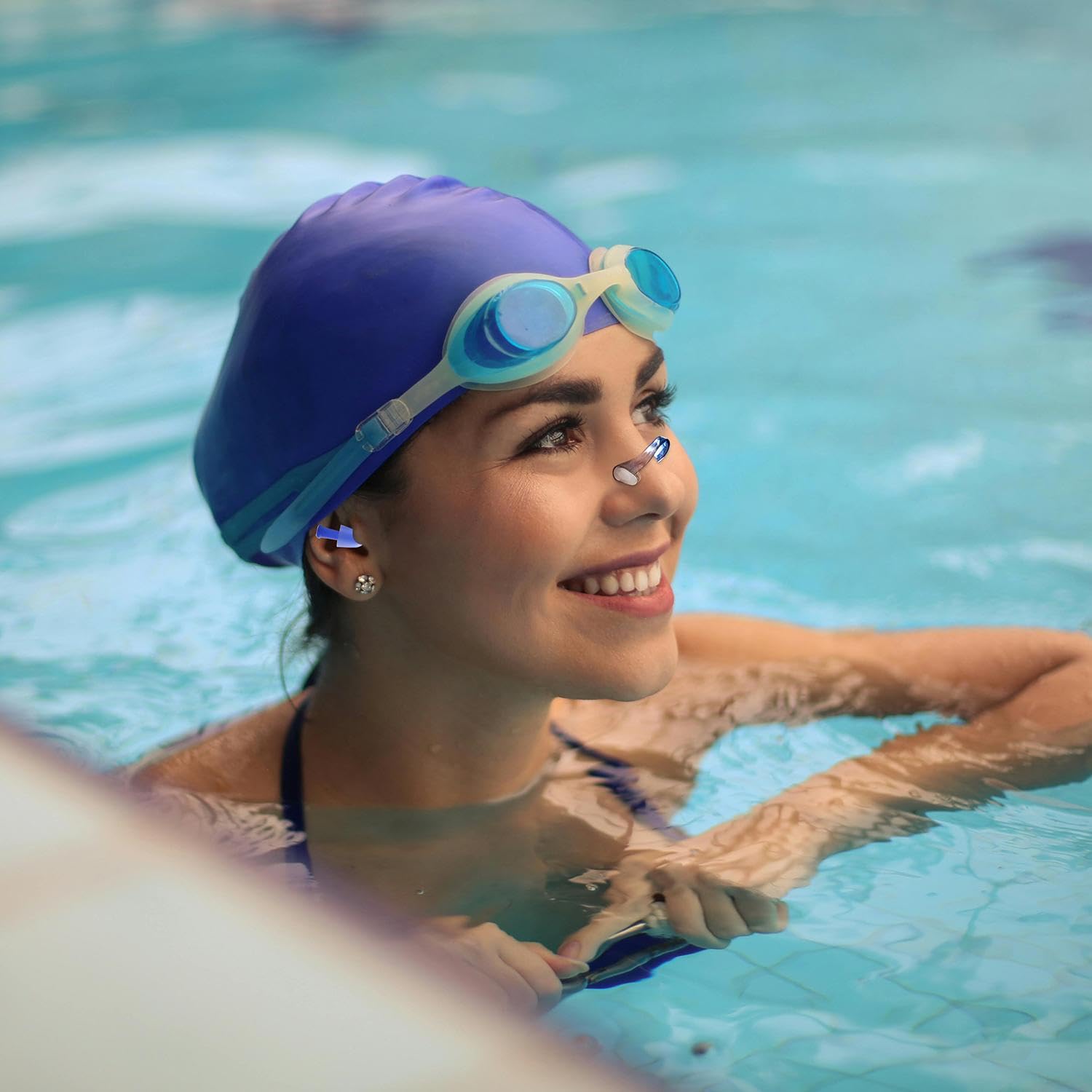 YSJCHEBS 6 Ensembles De Bouchons d'oreilles Pince-Nez, Accessoires D' Entraînement De Natation, Bouchons d'oreilles Pince-Nez en Silicone Souple, Accessoires De Natation pour Adultes Et Enfants YSJCHEBS 6 Ensembles De Bouchons d'oreilles Pince-Nez, Accessoires D' Entraînement De Natation, Bouchons d'oreilles Pince-Nez en Silicone Souple, Accessoires De Natation pour Adultes Et Enfants