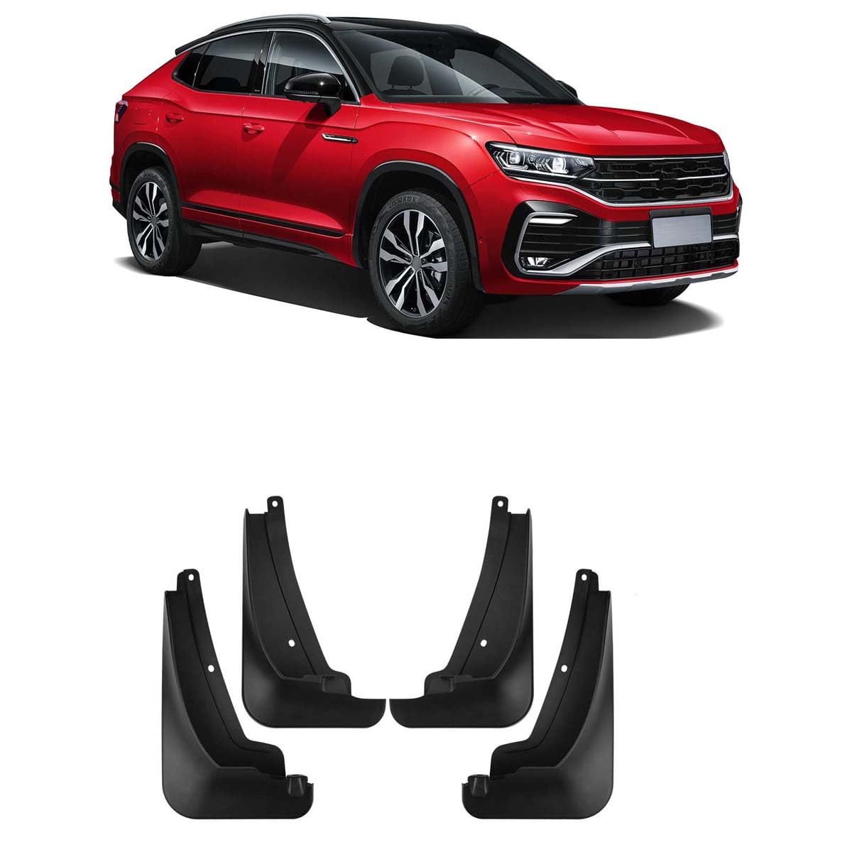 BXQDAM Car mud flaps,Compatible with VW Tayron X/GTE/R-Line 2020-2025,Car exterior accessories