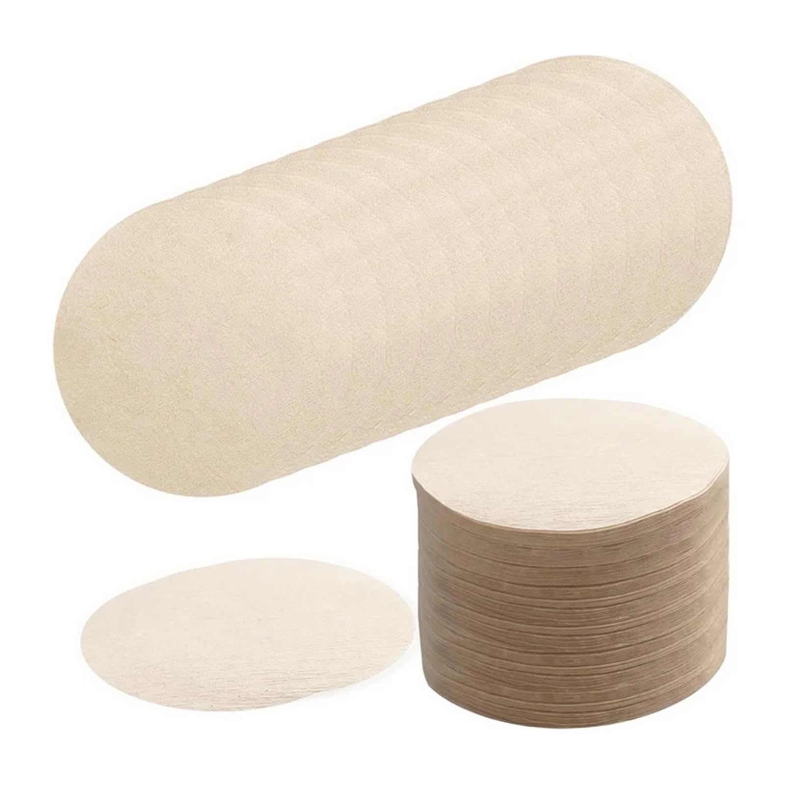 1500Pcs Kaffeefilter Papierfilter Runde Einweg-Kaffeepapierfilter Kaffee-Werkzeug Für Haushalt Wohnen(Coffee)