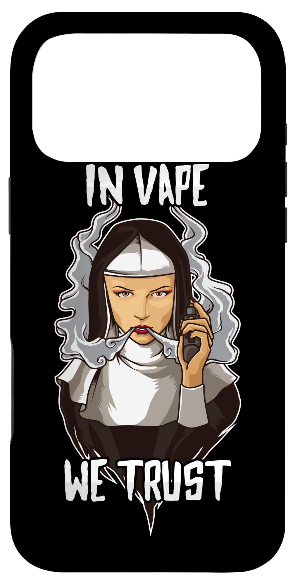 vape phone case price Amazon.com: in Vape We Trust - Vaping Nun
