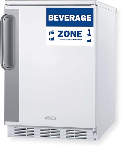 Miniatura 2 de Summit Appliance FF6W7BZADA Refrigerador comercial de 24 pulgadas de ancho para uso en bares, restaurantes y otros entornos comerciales capacidad de