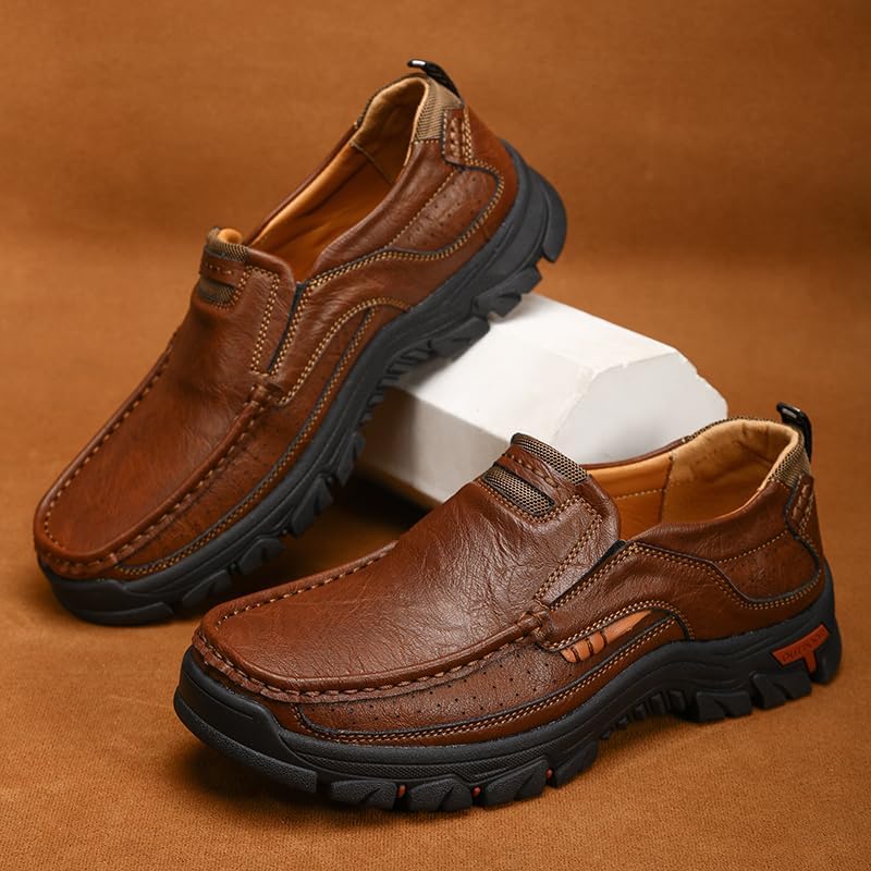 Shaire Men's Loafers Slip-On Shoes Classic Comfort with Memory Foam Casual Driving Moccasins - Image 2